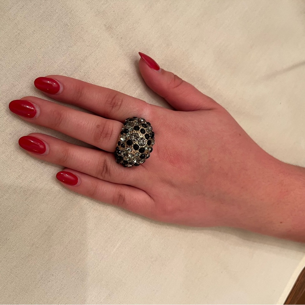 Vintage Super-Sized Dome “Bling” Ring